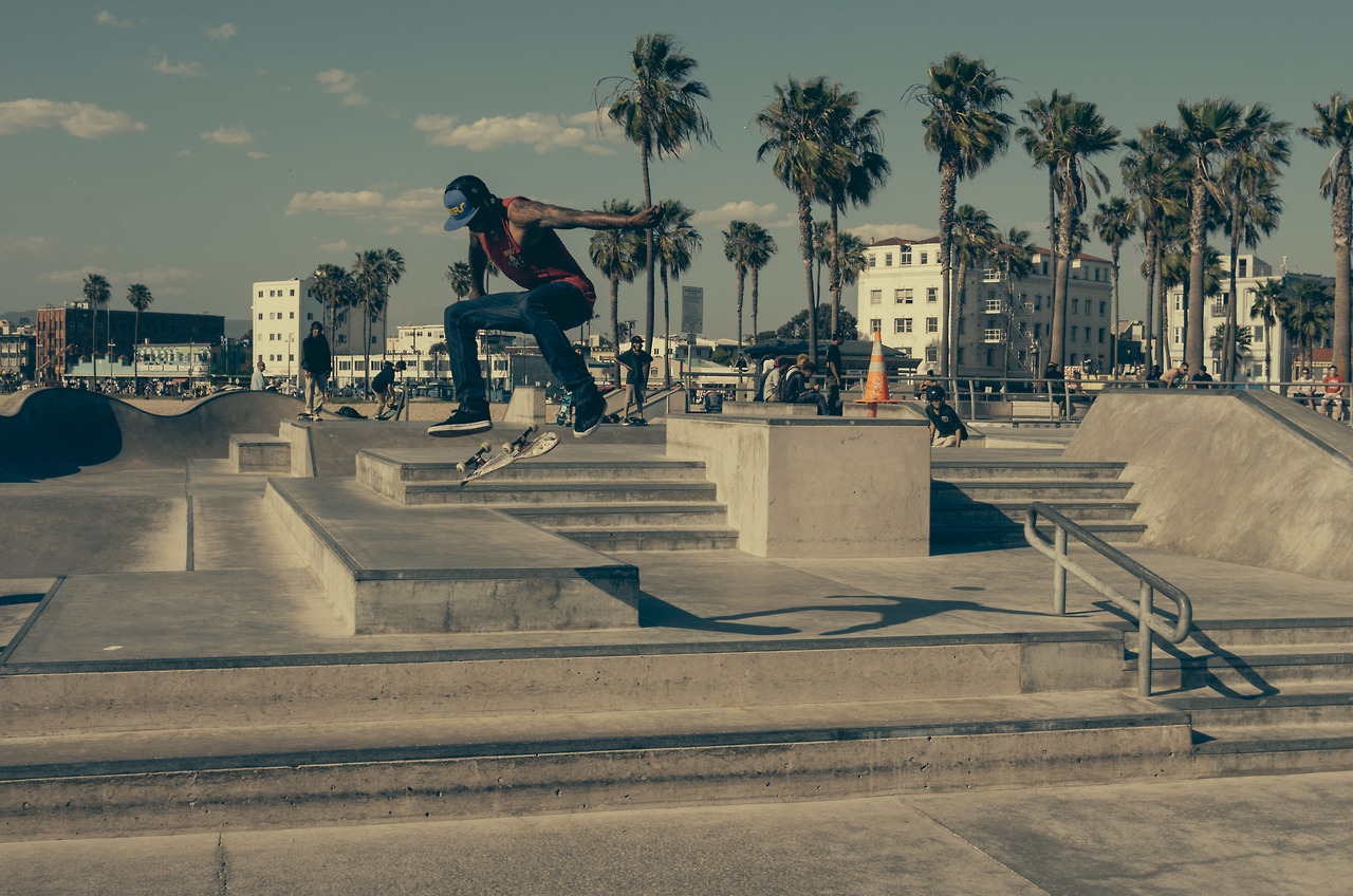 Skate Park Muscle Beach California